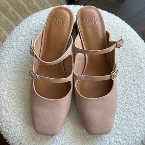 Donald J. Pliner Women's Blush Double Strap Mules